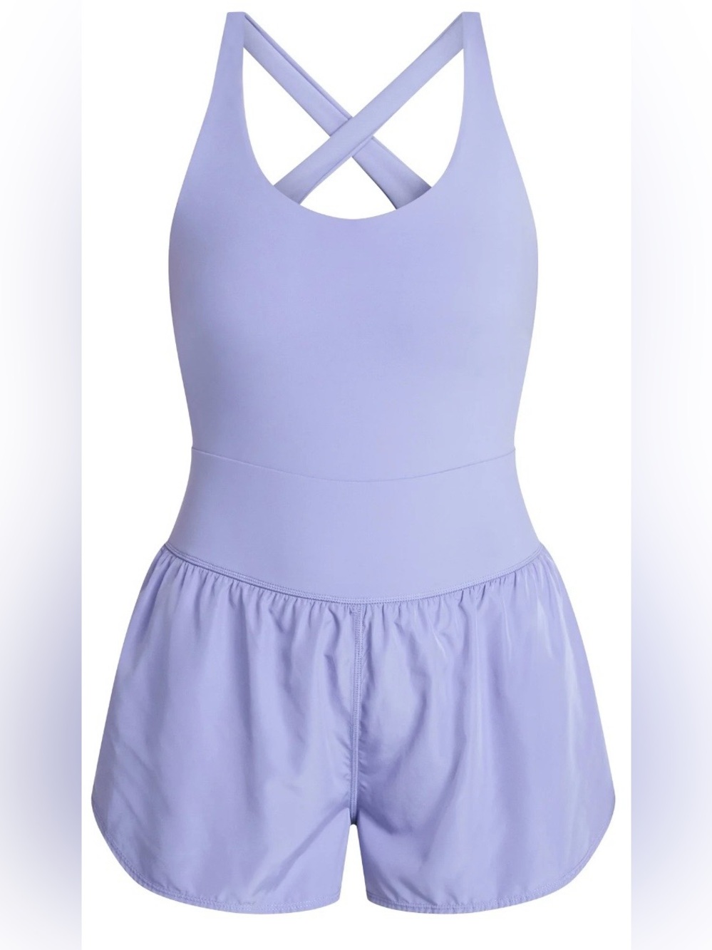 Women’s Avia Lavender Athletic Romper in lavender- XXXL